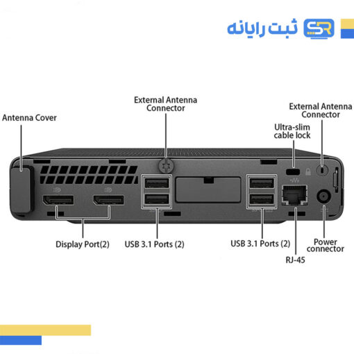 کیس استوک HP Elitedesk 800 / 600 G4 i5 سایز تاینی